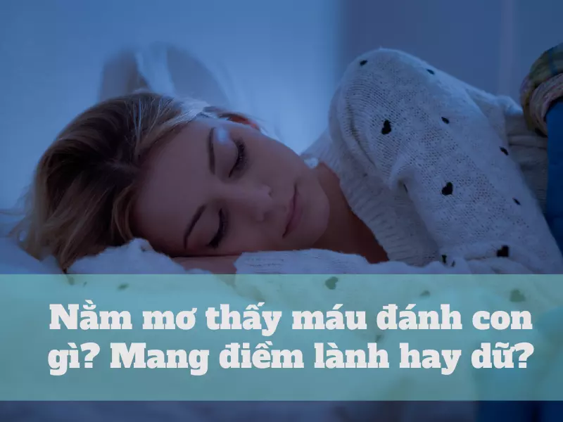 Nằm mơ thấy máu